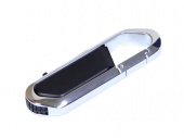 USB 2.0- флешка на 32 Гб в виде карабина (черный, серебристый)