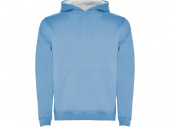 Толстовка с капюшоном Urban детская (небесно-голубой, белый)