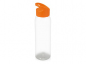 Бутылка для воды Plain (оранжевый, прозрачный)
