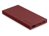 Внешний аккумулятор NEO ARIA, 10000 mAh (бордовый, серый)