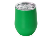 Вакуумная термокружка Sense, непротекаемая крышка, крафтовая упаковка (зеленый)