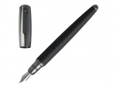Ручка перьевая Pure Leather Black (черный, графит)