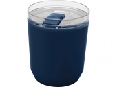 Кружка из переработанного пластика Hudson с двойными стенками (темно-синий)