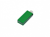 USB-флешка мини на 64 Гб с мини чипом в цветном корпусе (зеленый)