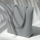 Сумка из плотного хлопка Carryme 200, 200 г/м2 (серый)