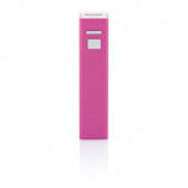 Универсальное зарядное устройство 2200 mAh, розовый