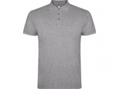Рубашка поло Star мужская (серый меланж)