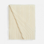 Плед Remitti, белый (молочный)