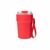 Термокружка вакуумная Монако, красная