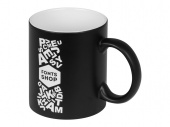 Кружка с покрытием для гравировки Subcolor BLK (черный, белый)
