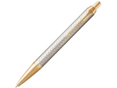 Ручка шариковая Parker IM Premium (серый, золотистый, серебристый)