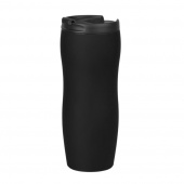 Термокружка с двойной стенкой Softoccino, черная-S Термокружка с двойной стенкой Softoccino, черная-S