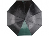 Зонт складной Логан (черный, зеленый)