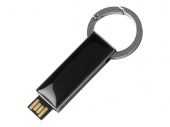 USB-флешка на 16 Гб Essential Shiny Black (черный, серебристый)