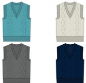 Жилет оверсайз на заказ Tricksy Terra Grand, акрил Жилет оверсайз на заказ Tricksy Terra Grand, акрил