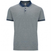 Футболка поло BOWIE мужская, ПЁСТРЫЙ МОРСКОЙ СИНИЙ S