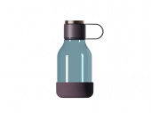 Бутылка для воды 2-в-1 DOG BOWL BOTTLE, 1500 мл  (бургунди)