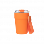 Термокружка вакуумная Монако, оранжевая