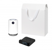 Подарочный набор Bliss, Rigel, черный (увлажнитель воздуха, зарядное устройство)