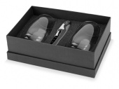 Подарочный набор для вина Шанди (черный, серебристый, прозрачный)