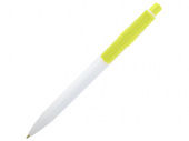 Ручка шариковая из переработанной пластмассы Unica (белый, лайм)
