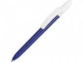 Ручка пластиковая шариковая Fill Classic (белый, темно-синий)