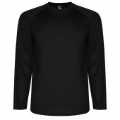 Спортивная футболка MONTECARLO L/S мужская, ЧЕРНЫЙ 2XL