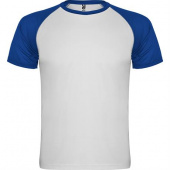 Спортивная футболка INDIANAPOLIS мужская, БЕЛЫЙ/КОРОЛЕВСКИЙ СИНИЙ 2XL