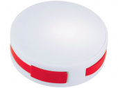 USB Hub Round (красный, белый)