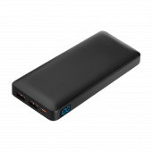 Внешний аккумулятор с цветной подсветкой Ancor PD Max Plus 10000 mAh, черный