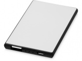 Портативное зарядное устройство Slim Credit Card, 2000 mAh (черный, белый)