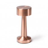 Настольная лампа REIKI cо встроенной батареей HF-8, розовое золото