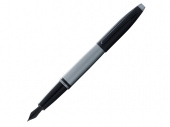 Ручка перьевая Calais Matte Gray and Black Lacquer, перо M (серый)