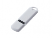 USB 2.0- флешка на 64 Гб, soft-touch (белый)