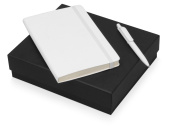 Подарочный набор Moleskine Sherlock с блокнотом А5 и ручкой (белый)