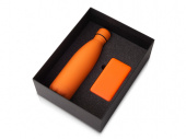 Подарочный набор COLOR IT с термобутылкой и повербанком, 5000 mAh (оранжевый)