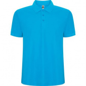 Футболка поло PEGASO PREMIUM мужская, БИРЮЗОВЫЙ 2XL