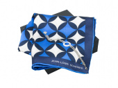 Подарочный набор Boogie: шелковый платок, браслет (синий)