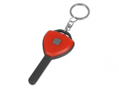 Брелок-фонарик COB Switch (серый, красный)