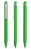 Ручка Radical/P01 Pigra 01 Metal Clip Soft Touch Premec, зеленый