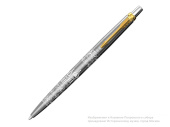 Ручка шариковая Parker Jotter Russia SE (серебристый, золотистый)
