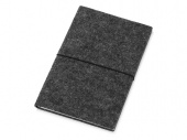 Блокнот из RPET-фетра Felt (темно-серый)