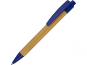 Ручка шариковая Borneo (синий, светло-коричневый)