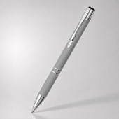 Ручка металлическая шариковая C1 soft-touch (серый)