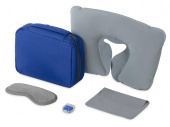 Набор для путешествий Comfy Flight (синий, серый, серый)