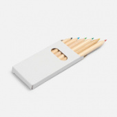 Набор цветных карандашей Pencilvania Mini, белый