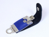 USB 2.0- флешка на 32 Гб в виде брелока (синий)