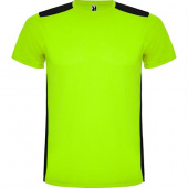 Спортивная футболка DETROIT мужская, ЛАЙМ ЯРКИЙ/ЧЕРНЫЙ XL