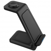 Беспроводное мультизарядное устройство Standy 15W, черный Беспроводное мультизарядное устройство Standy 15W, черный