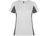 Спортивная футболка Shanghai женская (белый, графит)